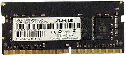 ОЗУ AFOX для ноутбука DDR4 8Gb 2133Mhz БЛИСТЕР OMC AFSD48VH1P
