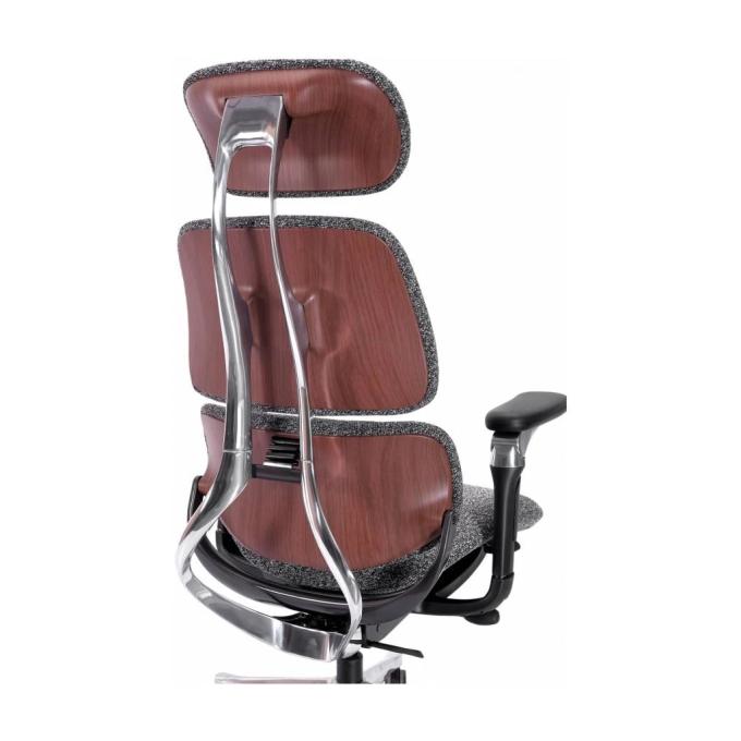 GT Racer X-819 Fabric Wood Gray