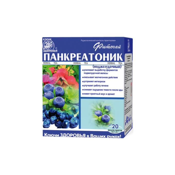 Ключі здоров'я Фиточай панкреатоник (поджелудочный) ф/п 1,5г №20
