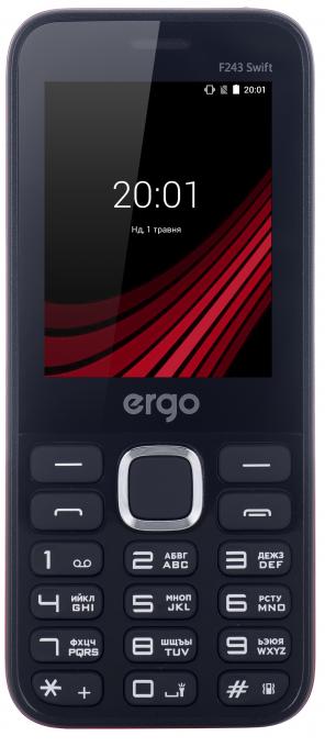 Мобильный телефон Ergo F243 Swift Red