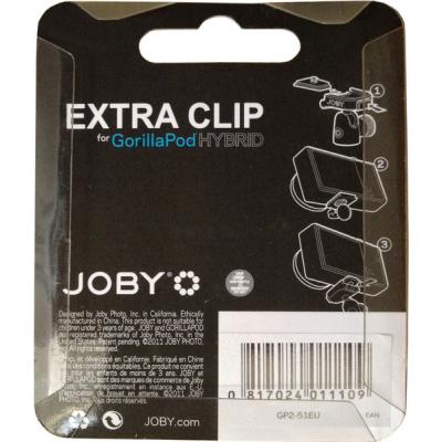 Площадка для штативной головы JOBY GorillaPod Hybrid Quick Release Clip (Black/Grey) JB01110-CEU