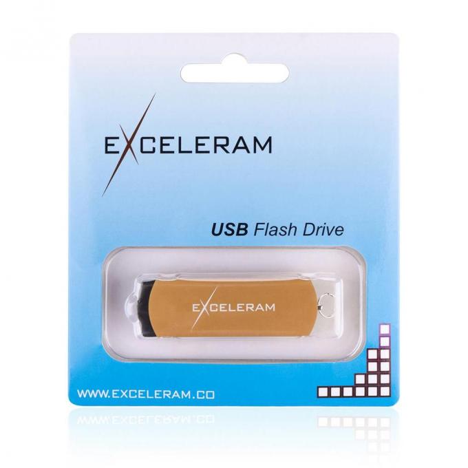 USB флеш накопитель eXceleram 8GB P2 Series Brown/Black USB 2.0 EXP2U2BRB08