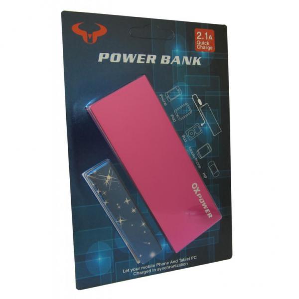 Батарея универсальная Smartfortec OX-P01 pink 44486