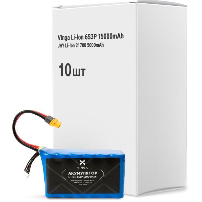 Vinga V6S3P-10PCS-15000MAH