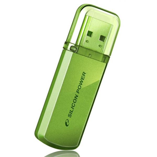 Накопичувач Silicon Power 8GB USB Helios 101 Green SP008GBUF2101V1N