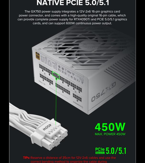 GAMEMAX GX-750 PRO WH(ATX3.1PCIe5.1)