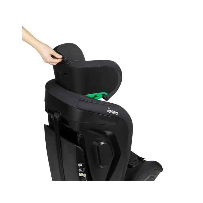 Lionelo LO-HARPER I-SIZE BLACK CARBON