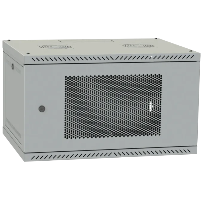 Ipcom IPCOM 4U 600x350 дверь перфорация (серая)