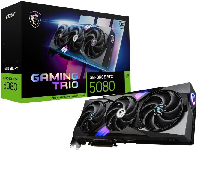MSI RTX5080 16G GAM TRIO OC