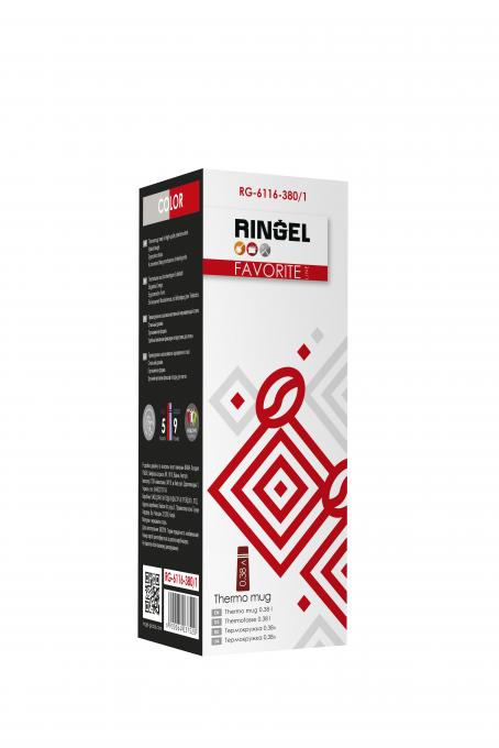 Термокружка Ringel Favorite 380 мл Red RG-6116-380/1
