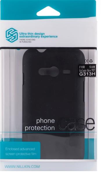 Чехол для сматф. NILLKIN Samsung G313 - Super Frosted Shield (черный) 6173766