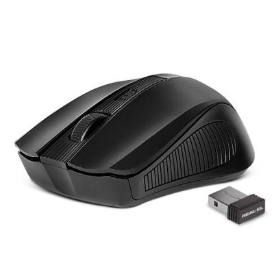 Мышь беспроводная REAL-EL RM-305 черная USB EL123200005