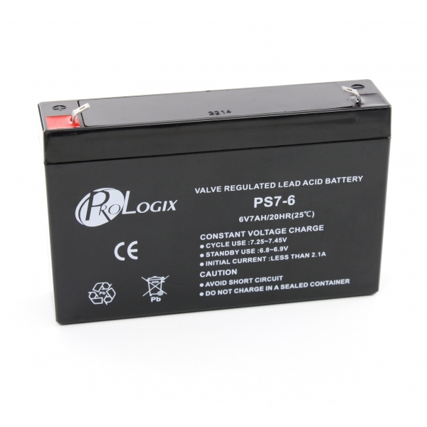 Аккумуляторная батарея ProLogix 6V 7AH PS7-6 AGM