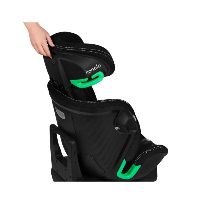 Lionelo LO-HARMONY I-SIZE BLACK CARBON BAMBOO