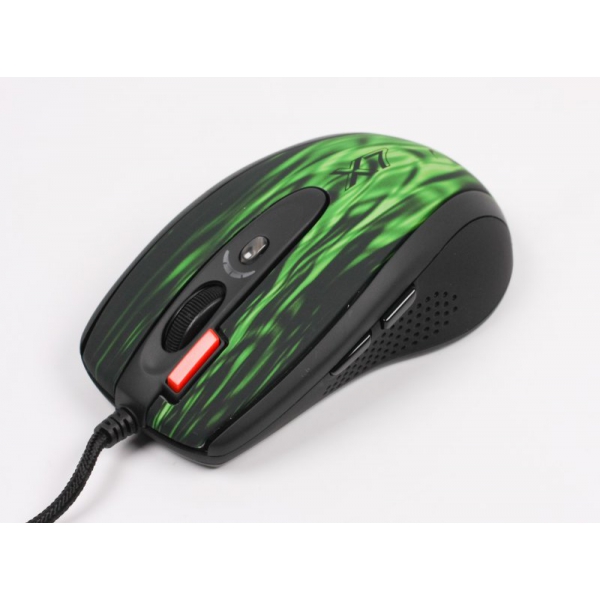 Мышка A4Tech XL-750BF Green/Black USB