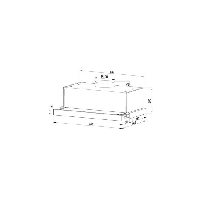 INTERLINE SLIM ULTRA GLASS BL A/60