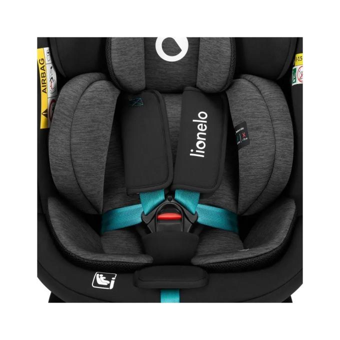 Lionelo LO-NAVY I-SIZE BLACK TURQUOISE