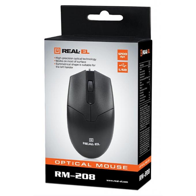 REAL-EL RM-208 USB Black