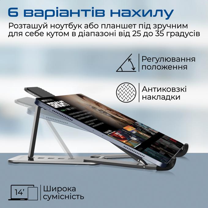 Promate pocketmount.grey
