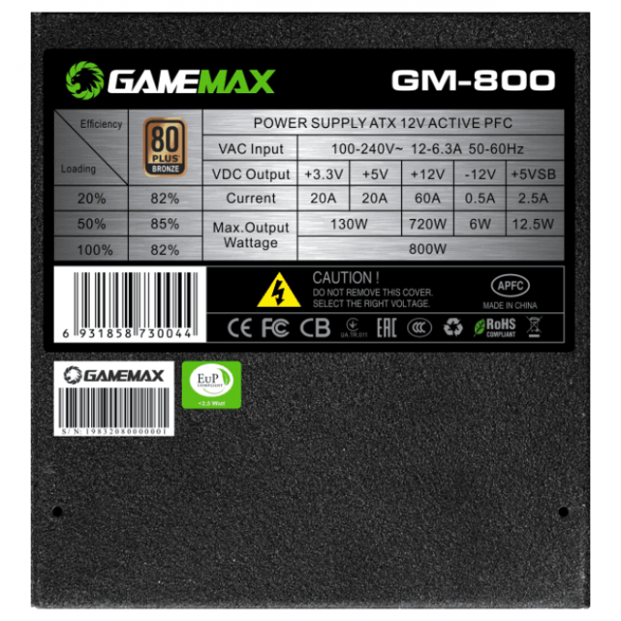 GAMEMAX GM-800
