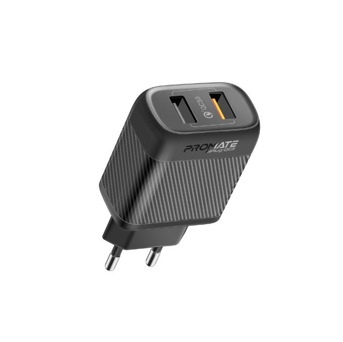 Promate biplug-qc3.eu-bk