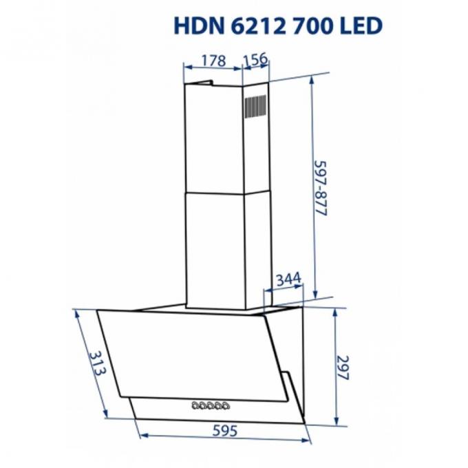Minola HDN 6212 BL 700 LED
