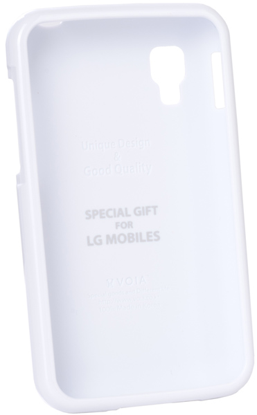 Чехол VOIA LG Optimus L4II Dual Jelly White