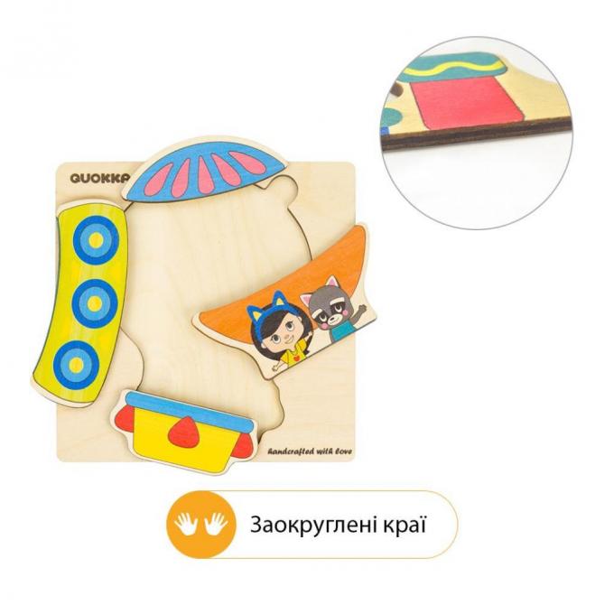Развивающая игрушка Quokka Пазл-мозаика Воздушный шар QUOKA013PM
