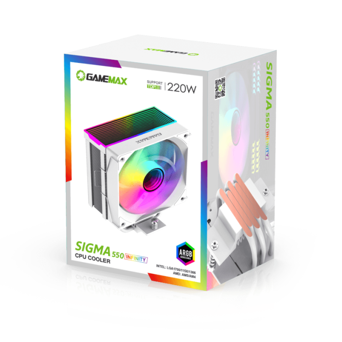 GAMEMAX Sigma 550 Infinity WH