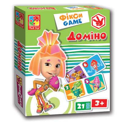 Настольная игра Vladi Toys Фиксики домино (укр. язык) VT2107-01-1