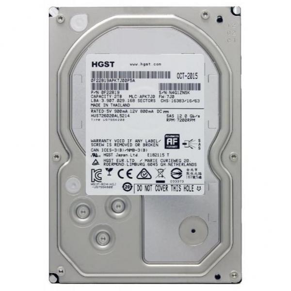 Жесткий диск для сервера Hitachi HGST 0F22819