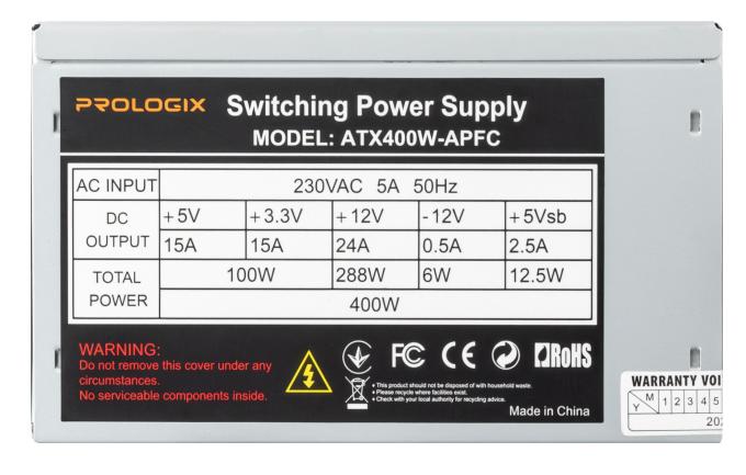 ProLogix Prologix 400W Bulk (E)