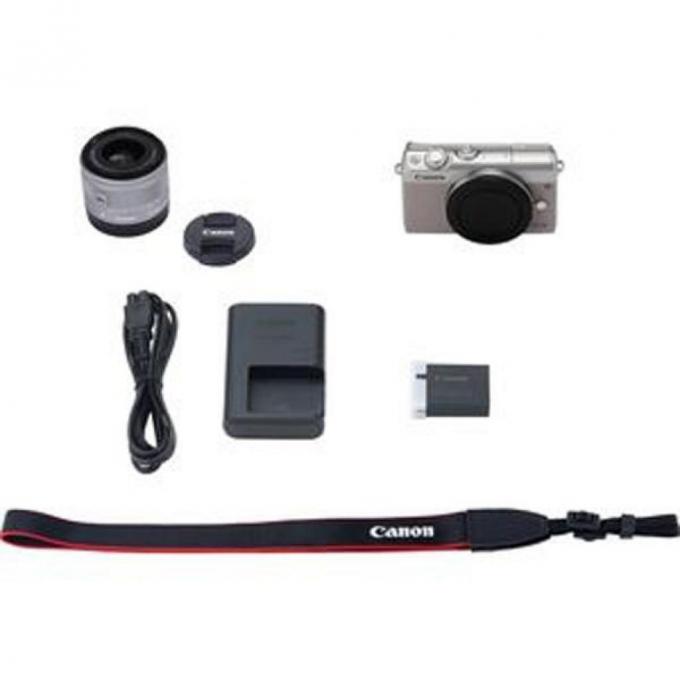 Цифровой фотоаппарат Canon EOS M100 15-45 IS STM Kit Grey 2211C044