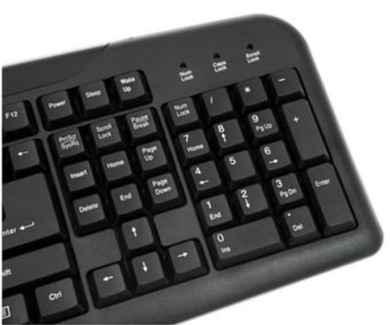 Клавиатура 2Е KS 101 Slim WL 2E-KS101WB Black USB