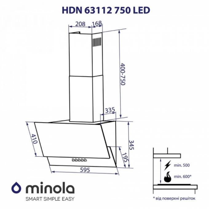 Minola HDN 63112 BL 750 LED