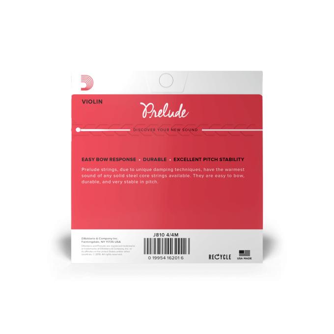 D'Addario J810 4/4M