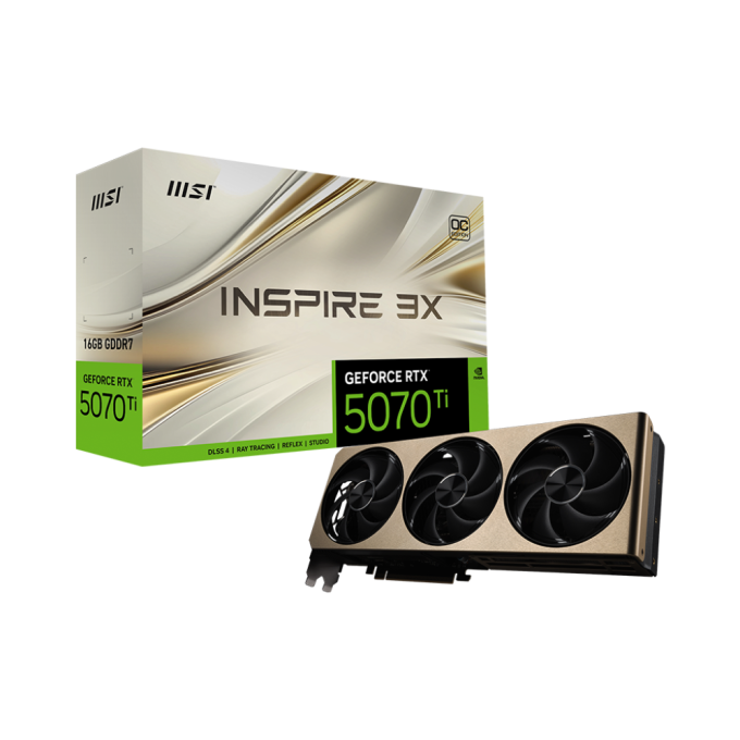 MSI RTX 5070 Ti 16G INS 3X OC PLUS