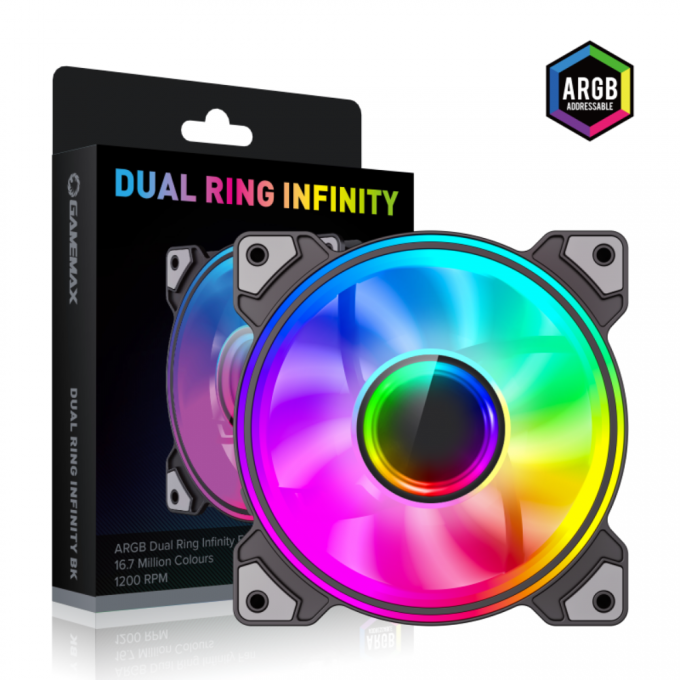GAMEMAX Dual Ring Infinity BK