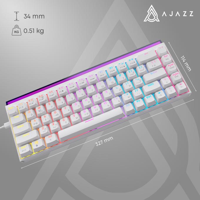 Ajazz NK68-R-W