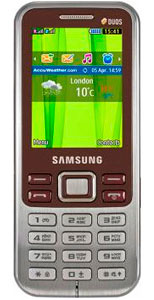 Мобильный телефон Samsung GT-C3322 (Duos) Wine Red GT-C3322WRA GT-C3322WRASEK