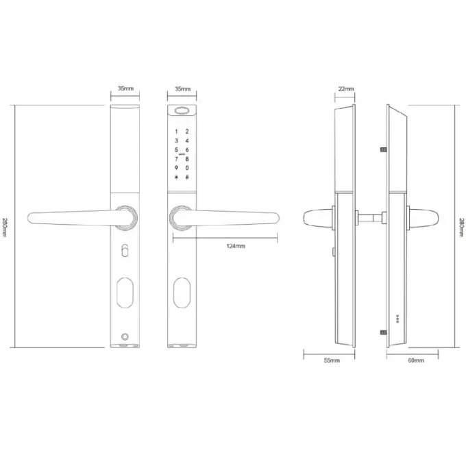Seven LOCK SL-7763BF white
