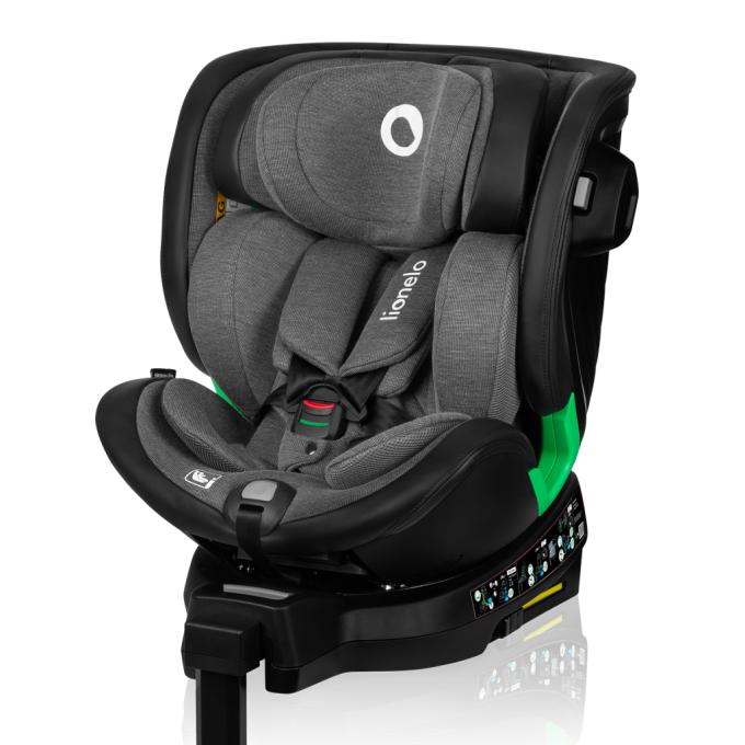 Lionelo LO-HARMONY I-SIZE GREY GRAPHITE LEATHER