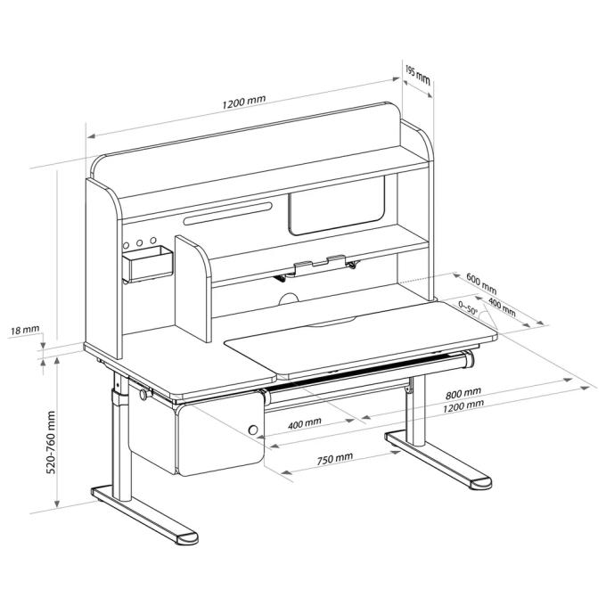 Cubby Toru Grey (1+1+1)