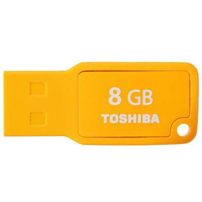 USB флеш накопитель TOSHIBA 8GB Mikawa Yellow USB 2.0 THN-U201Y0080M4
