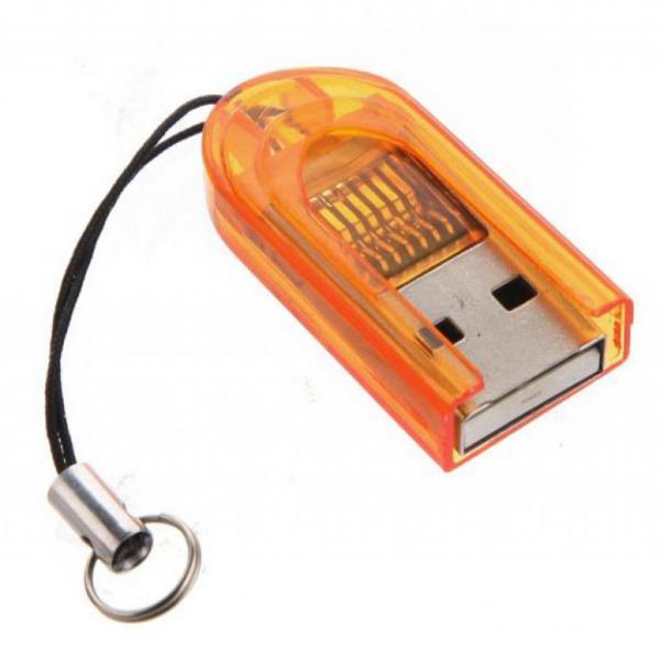 Считыватель флеш-карт ST-Lab MicroSD/TF U-373 orange