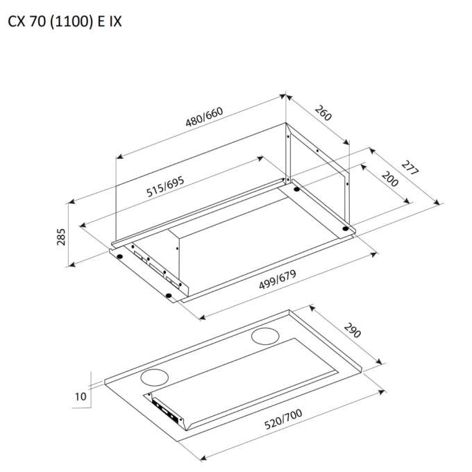 PYRAMIDA CX 70 (1100) E IX