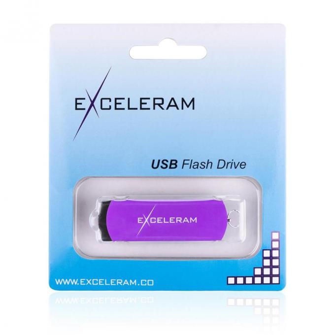 USB флеш накопитель eXceleram 8GB P2 Series Grape/Black USB 2.0 EXP2U2GPB08