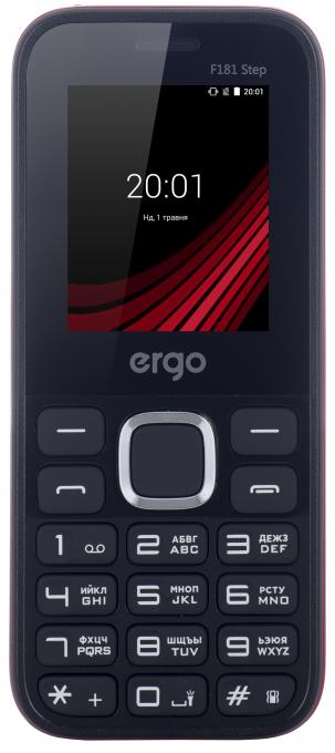 Мобильный телефон Ergo F181 Step Red