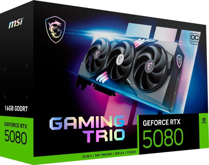 MSI GeForce RTX 5080 16G GAMING TRIO OC