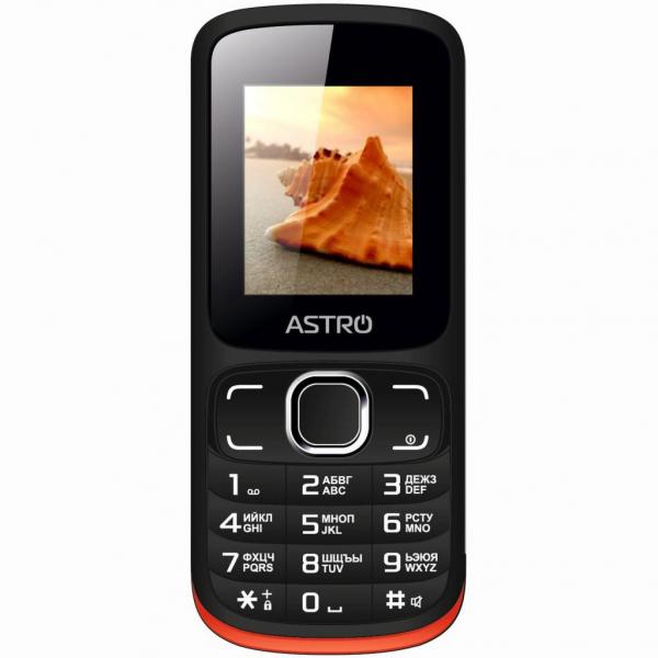 Мобильный телефон Astro A177 Black Red